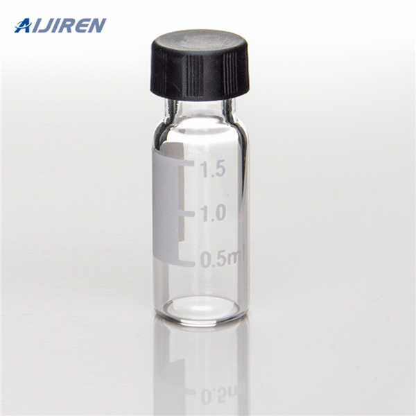 clear vial for hplc with ptfe liner pp cap types